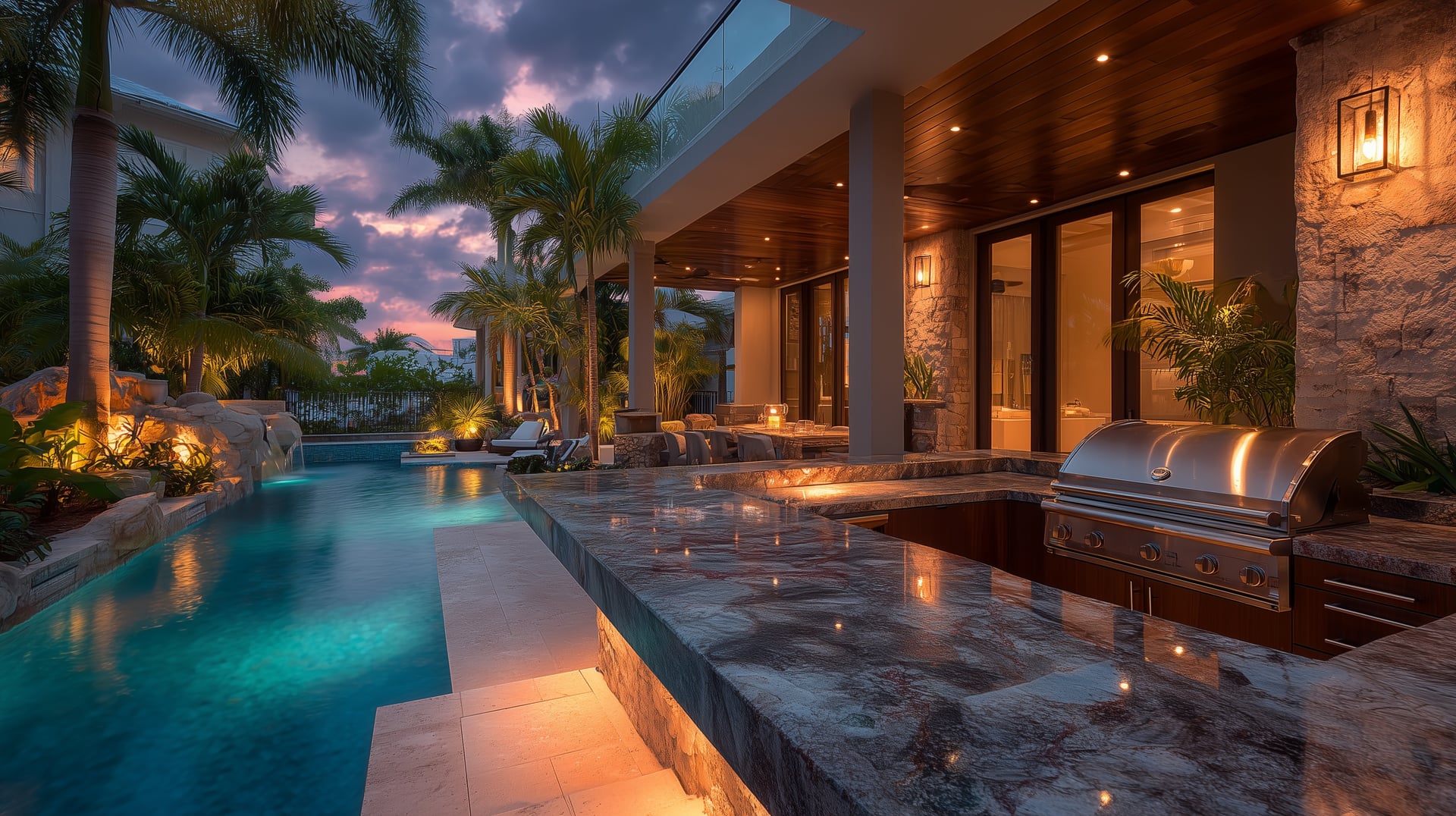 Outdoor Kitchen Surfaces service