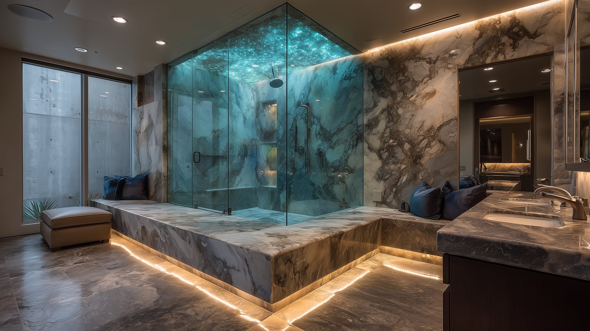 Porcelain Slab Shower Walls service