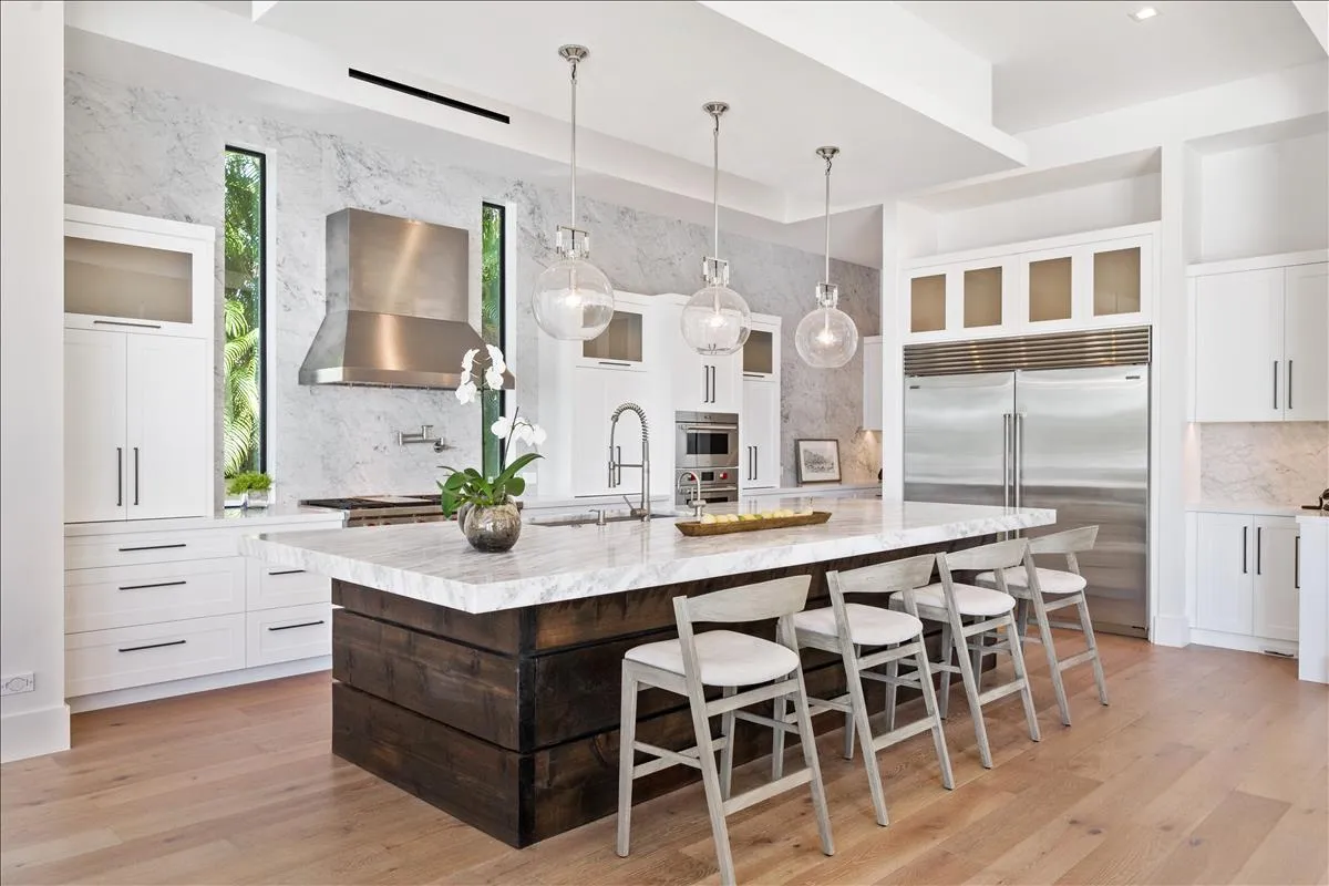 Marble kitchen in Jupiter
